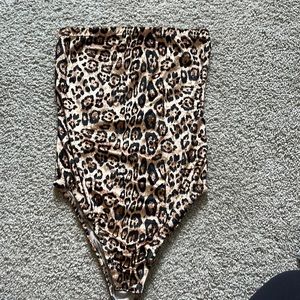 Princess Polly cheetah print body suit - size 6